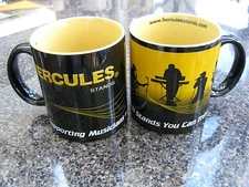 Set of Hercules Stands Coffee Mugs, Brand New, Great Musicians Gift, Striking!