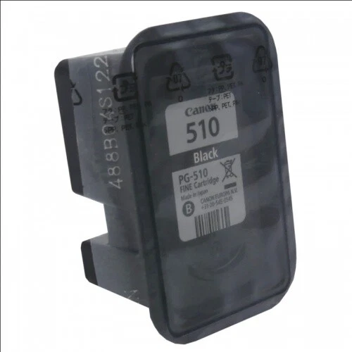 Canon Cartouche D’Encre PG-510 Noir Original Pour Pixma 230 250 480 2700 - Photo 1/1