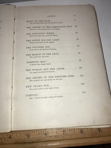 Antique 1907 Songs of a Sourdough by Robert W. Service, Yukon Poetry 23rd Editio - Picture 10 of 15