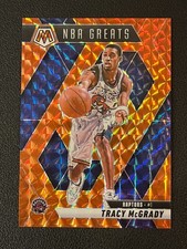 Tracy McGrady 2024-25 Panini Mosaic NBA Greats Orange /249 Raptors 