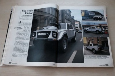 Auto Motor Sport AMS 08/1987 Lamborghini LM 002 5.2 V12 mit 450PS im TEST auf 5