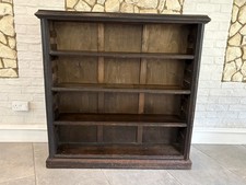 Antique Dark Wooden Bookcase