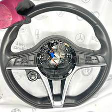 20172019 Alfa Romeo Giulia Steering Wheel Black Leather W Switch Buttons Oem 20172019 Alfa Romeo Giulia Steering Wheel Black Leather W Switch Buttons Oem