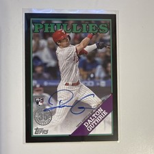 Topps 2023 Series 2 1988 Autographs Dalton Guthrie #88BA-DGU Black /199 RC