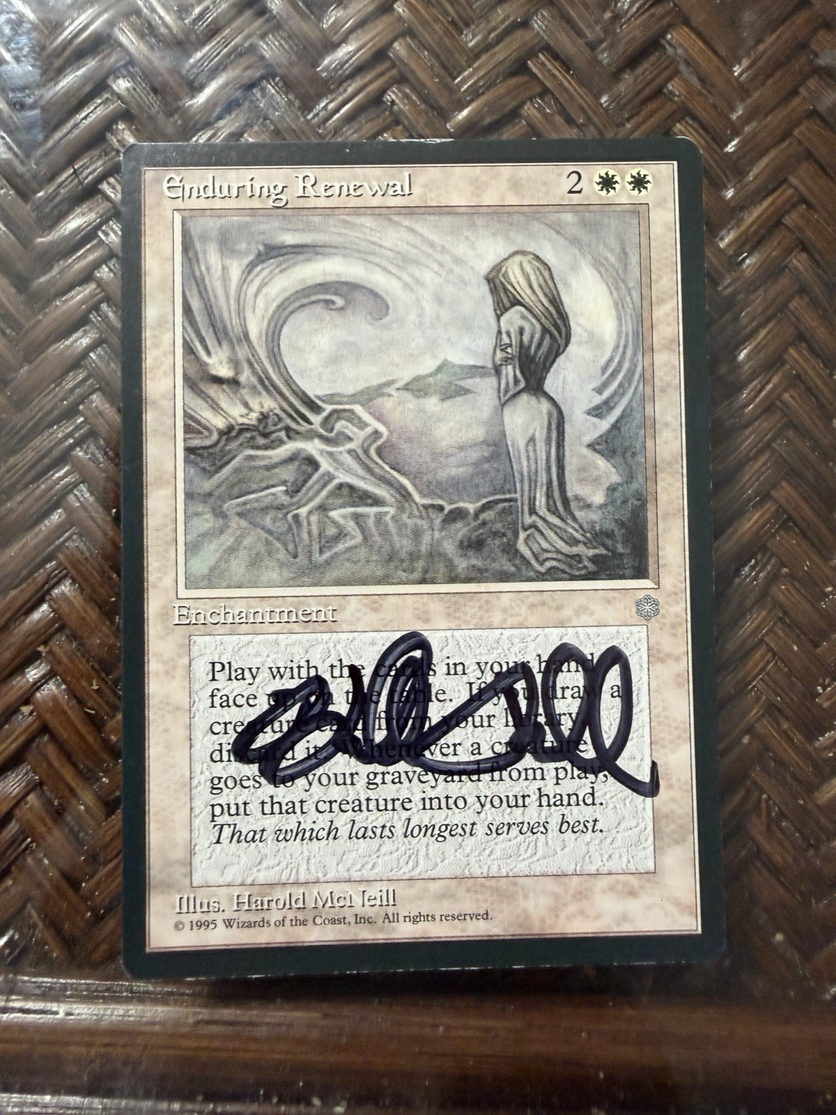 Mtg. Enduring Renewal. Ice Age. Signed. Played