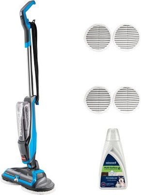 Bissell SpinWave Elektrischer Hartbodenreiniger mit rotierenden Pads & Sprühmopp