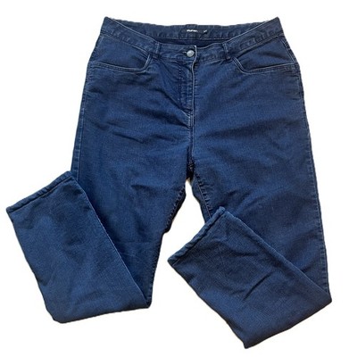 Rohan Jeans Winter Plus Damen Größe 12 S Taschen Blau Denim Fleece Gefüttert