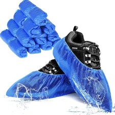 200Pcs/100Pairs Waterproof Shoe Covers Disposable Non Slip, Disposable Shoe Cove