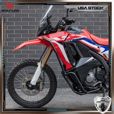 Crash Bar For Honda CRF 250 L Rally Skid Plate Engine Chassis Guard WOLFLINE