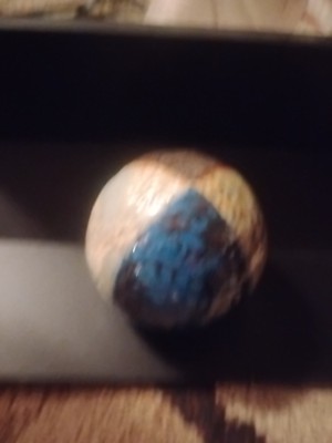 Pier 1 Paperweight Ball Décor Ceramic Heavyweight Multicolor Beautiful Colors