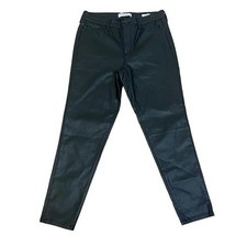 Social Standard by Sanctuary  Faux Leather Skinny Ankle Pants Sz 10