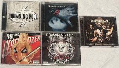 Drowning Pool CD Lot of 5 - Hellelujah/Sinner/Desensitized/Self Titled/Loudest