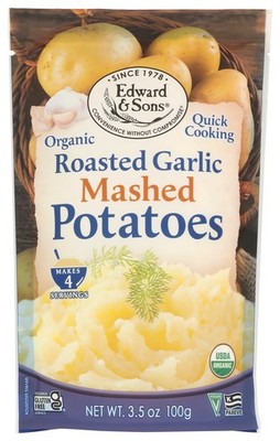Edward & Sons Organic Roasted Garlic Mashed Potatoes 3.5 Oz