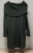 Vince Camuto Women’s Sz S Cowl Neck Cape Sweater Dress Hunter Green NWT $128