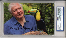 DAVID ATTENBOROUGH SIGNED PHOTOGRAPH AUTOGRAPH PSA DNA COA PLANET EARTH TV HOST