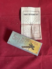 Ancien jeu de patience “La Croix Mystérieuse” – casse-tête – jouet ancien