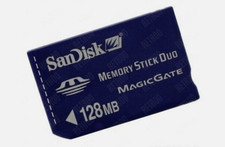 Vintage SanDisk 128 MB Memory Stick Duo SDMSH-128-A10 