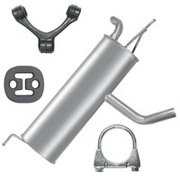 EndschalldäMpfer Auspuff Endtopf Golf Plus 5 V 04-14 1.4 1.4 FSI SchräGheck