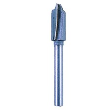 PROXXON Trimmer Bit 1-Piece Chamfered Groove R2.5mm Shaft Diameter 3.2mm No.