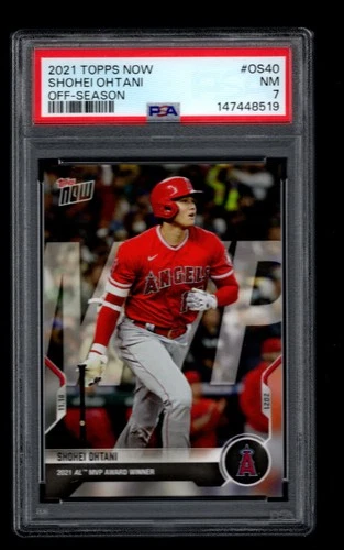 2021 Topps Now Off-Season MVP Shohei Ohtani PSA 7 #OS-40 519