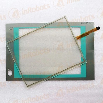 Touch Screen Panel Glass Digitizer IPC477C-15 6AV7884-2AA10-0BA0 +Overlay Film