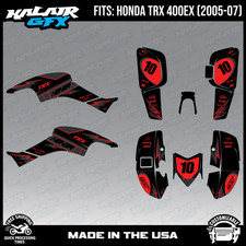 Graphics Kit for Honda ATV TRX400EX (2005-2007) Speed - RED-SHIFT