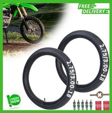 2.75/3.00-18 Inner Tubes TR4 Valve for 80/90-18 90/90-18 Dirt Bike 2 Pack