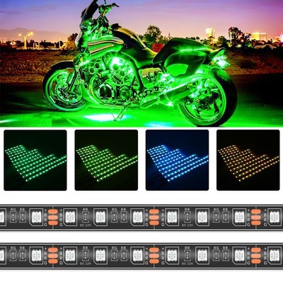 For Yamaha MT07 MT09 YZF R1 R6 FZ6 Motorcycle 12pcs RGB LED