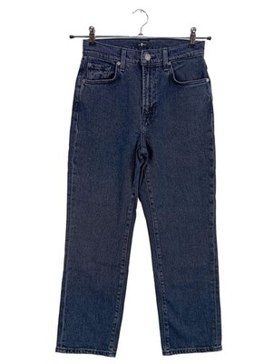 Jeans Taille Haute Mother Blanc/noir Taille EU 36 - Occasion Très Bon état