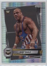 2025 Topps Chrome WWE Prism Refractor Kurt Angle #8 HOF 0r6k