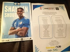 FC HALIFAX TOWN V BRAINTREE TOWN NATIONAL LEAGUE 6TH DECEMBER 2025 & TEAMSHEET