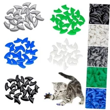  100pcs Boy Cat Nail Caps | Cat Nail Covers Cat Claw Covers for Boy Extra Small