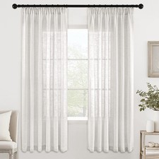 MIULEE Lino Tende Finestre Tenda a Pannello Traslucido Tende Moderne a