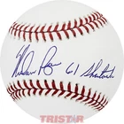 Nolan Ryan Signed Autographed  ML Baseball Inscribed 61 Shutouts TRISTAR