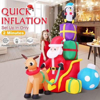 Christmax Decor Magic Light Blow up Halloween Decor for Carnival Party Yard Lawn