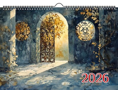 2026 Wall Calendar ~ Lost Gardens: Overgrown Ruins and Forgotten Pathways