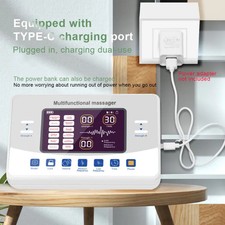 Multifunctional TENS EMS Massage Machine Muscle Stimulator Dual Channel Pulse