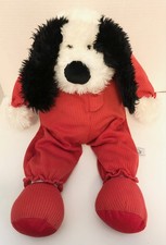 Large People Pals Softees Dog 26" Plush Red Thermal Pajamas NOEL A A K4