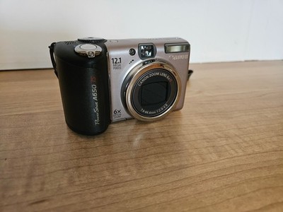 Canon PowerShot A650 IS, 12.1 MP, 6x opt. Zoom, Retro-Kamera mit CCD-Sensor