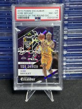 Kobe Bryant Knights of the Round PSA 8 - 2015-16 Panini Excalibur #8 POP 10!