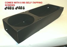 3x 120mm Computer Fans SIDE EXIT DUCT Shroud Redirect Airflow Cooling Exhaust