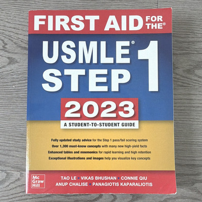 McGraw Hill First Aid for the USMLE Step 1 2023 Student-to-Student Guide