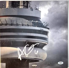 DRAKE SIGNED AUTOGRAPHED VIEWS ALBUM VINYL AUBREY GRAHAM OVOXO RARE PSA DNA COA