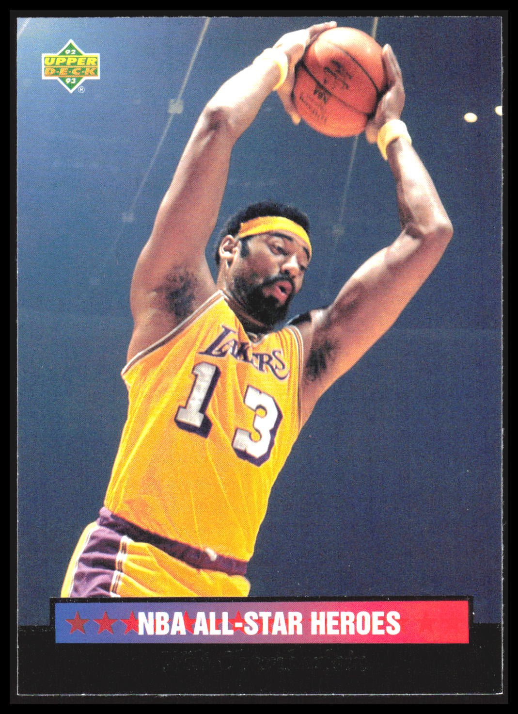 1992-93 Upper Deck NBA All-Stars Wilt Chamberlain # 3 Los Angeles Lakers 8P