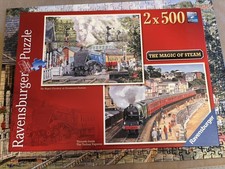 Ravensburger Puzzle 2 x 500, La Magia del Vapore, Trevor Mitchell Completo