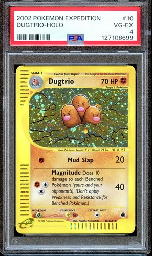 Dugtrio graded PSA 4 for sale on eBay