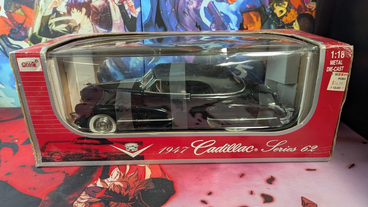 1947yキャデラック1/18全長30センチ ansoダイキャスト Anson 1/18th Scale 1947 Cadillac Series 62 Diecast Auto for