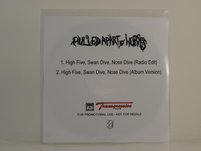 PULLED APART BY HORSES HIGH FIVE SWAN DIVE NOSE DIVE (H1) 2 Track Promo CD Singl