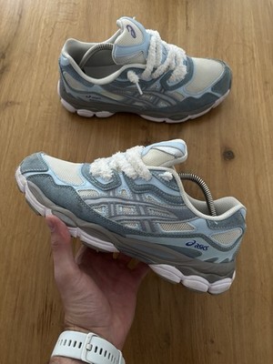 Asics Gel NYC Cream/Arctic Sky Gr. 42 #185 Sneaker Trend