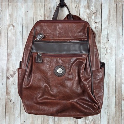 canada leather backpack Vegan by Darling's Rugged full Leather Backpacks